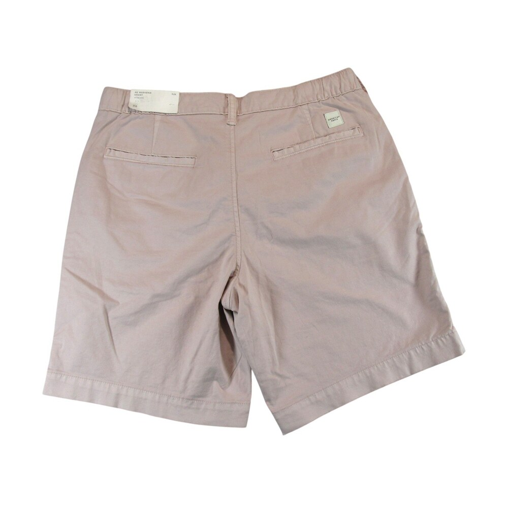 New American Eagle Mens Shorts AE Weekend Short 30 x 8 Classic Fit Light Pink‎